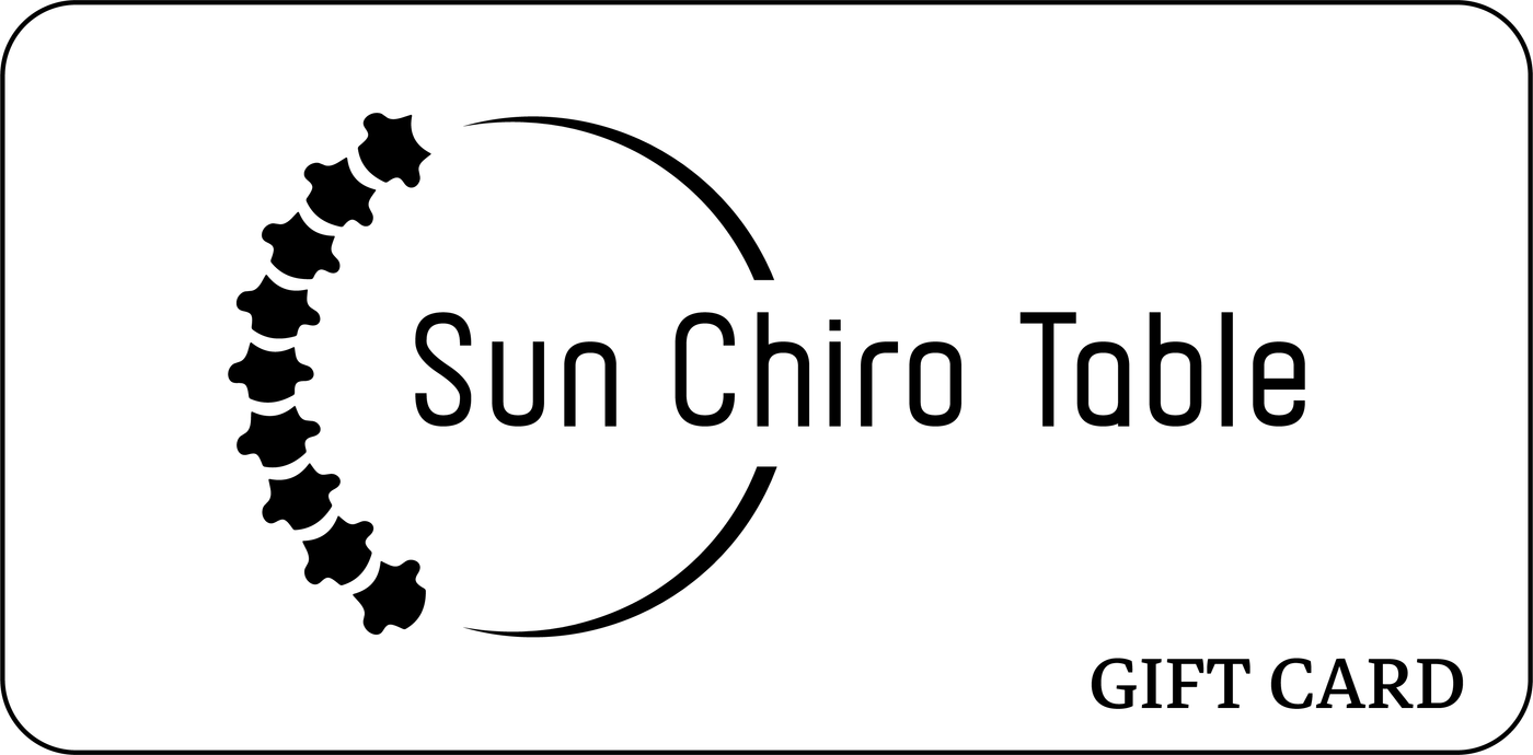 Sun Chiro Table Gift Card